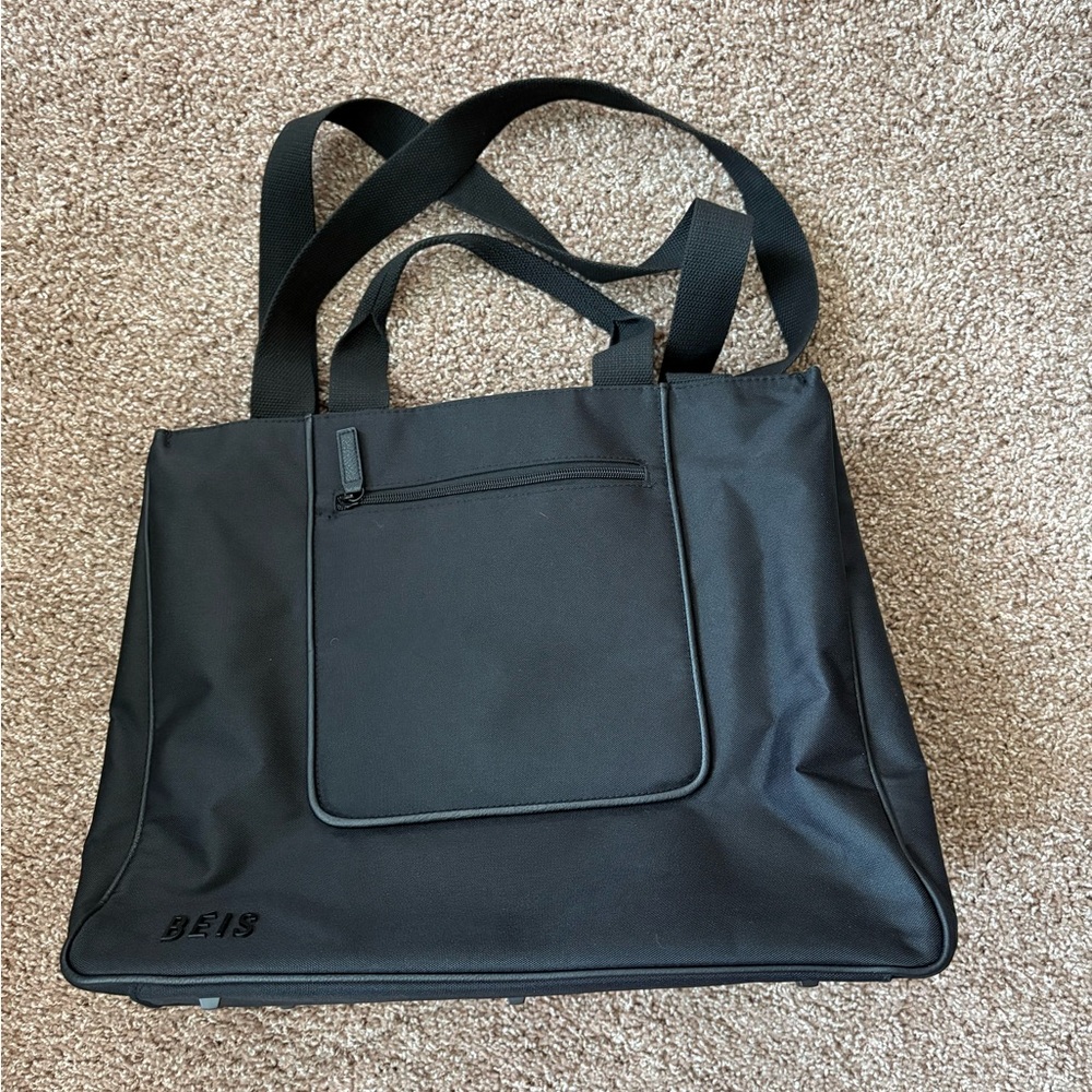 Beis Black East to West Tote
